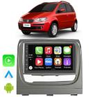 Kit Multimidia Android-Auto/Carplay Idea 2013 2014 2015 2016 9" Voz Google Siri Tv Bluetooth Gps