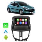 Kit Multimidia Android Auto Carplay Peugeot 207 2009 2010 2011 2012 2013 2014 2015 7" Android Auto CarPlay Tv Online Bluetooth