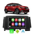 Kit Multimidia Android Carplay Kicks 2016 a 2022 7 Polegadas GPS Wifi Youtube