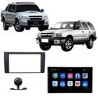 KIT MULTIMIDIA ANDROID CHEVROLET S10 PITBULL E BLAZER 2001 a 2011 com CAMERA DE RÉ