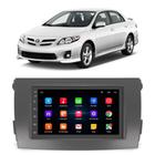 Kit Multimídia Android Corolla 2009 2010 2011 2012 2013 2014 2 Din 7 Polegadas GPS Tv Online Bt