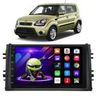 Kit Multimidia Android Kia Soul 2009 2010 2011 2012 7" Gps Integrado Tv Online Bluetooth Wi-Fi