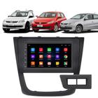 Kit Multimidia Android VW Gol Saveiro Voyage G5 Moldura 2 Furos Camera re WiFi GPS TV Online