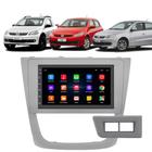 Kit Multimidia Android VW Gol Saveiro Voyage G5 Moldura 2 Furos Camera re WiFi GPS TV Online