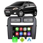 Kit Multimidia Carplay/Android-Auto Fiat Punto 2008 A 2012 7" Comando Por Voz Siri Espelhamento Waze