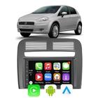 Kit Multimidia Carplay/Android-Auto Fiat Punto 2008 A 2012 7" Comando Por Voz Siri Espelhamento Waze