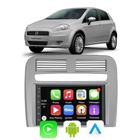 Kit Multimidia Carplay/Android-Auto Fiat Punto 2008 A 2012 7" Comando Por Voz Siri Espelhamento Waze