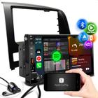 Kit Multimidia Carplay Android Auto + Moldura Palio Strada Siena + Câmera - MP5 COMBAT