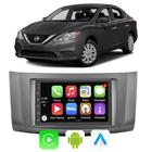 Kit Multimidia Carplay Android Auto Sentra 2014 A 2016 7" Comando Por Voz Siri Google Assistente Gps