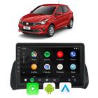 Kit Multimidia Carplay Argo e Cronos 2018 19 20 21 22 2023 9" CarPlay Android Auto Waze Google Assistente e Siri