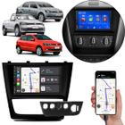 Kit Multimídia Carplay Gol Saveiro G6 2013-2016 7 Pol MP5 + Moldura 4 Furos Para Botões