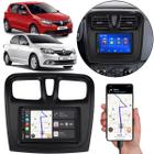 Kit Multimídia Carplay Sandero Logan 2015 A 2024 7 Pol MP5 Touch-screen + Câmera de ré