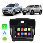 Kit Multimidia Chevrolet S10 Trailblazer 2012 2013 2014 2015 2016 7" CarPlay Android Auto Google Voz Bluetooth