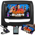 Kit Multimidia com Bluetooth espelhamento + Moldura 7 Polegadas compativel com STRADA STRADA ADVENTURE WEEKEND WEEKEND ADVENTURE SIENA + Camera de ré