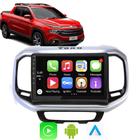 Kit Multimídia Fiat Toro 2016 17 18 19 20 21 22 2023 9" Android Auto CarPlay GPS TV Online Spotify Waze