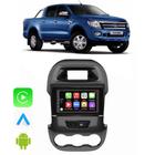 Kit Multimidia Ford Ranger 2012 A 2016 7" Carplay/Android-Auto Comando Por Voz Siri Tv Online Wifi