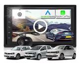 Kit Multimídia Fox 2010 até 2013 7 Pol CarPlay AndroidAuto USB Bt FM - 708BR Roadstar