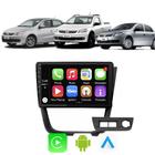 Kit Multimidia Gol Saveiro Voyage G5 2008 2009 2010 2011 2012 CarPlay Google Assistente Bluetooth Tv