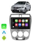 Kit Multimidia Honda City 2009 10 11 12 13 2014 9" CarPlay Android Auto Bluetooth Google Assistente e Siri