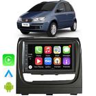 Kit Multimidia Idea 2013 2014 2015 2016 9" CarPlay Android Auto Voz Google Assistente Bluetooth Tv Online