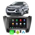 Kit Multimidia IX35 2010 11 12 13 14 15 16 17 18 19 20 21 2022 7" Android Auto CarPlay Voz Google Siri Tv Online GPS