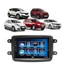 Kit Multimídia Kwid Mp5 7 Pol Bt Usb Fm Leitor SD Espelhamento