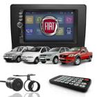 Kit Multimídia Mp5 2 Din Painel Dvd Espelha Bt Fiat 96/05