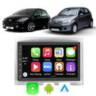 Kit Multimídia Peugeot 307 Citroen C3 2002-03-04-05-06-07-08-09-10-11-12 7" Android-Auto/Carplay GPS