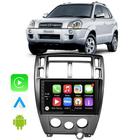 Kit Multimidia Tucson 2007 2008 2009 10 11 12 13 14 15 16 9" CarPlay Android Auto PlayStore