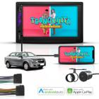 Kit Multimidia Universal 2 Din Mp5 Android Auto e Apple Carplay Gm Chevrolet Cobalt