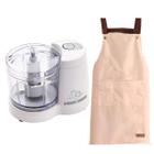 Kit Multiprocessador Branco Black & Decker + Avental de Cozinha Impermeável(3 cores)