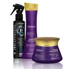 Kit Mutari Shampoo 240ml Máscara 300g Multi Cereais Indispensável 1 Pós Química Proteção Térmica UV