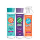 Kit My Crush - Gelatina 500ml + Ativador 500ml + Umidificador 500ml NatuMaxx