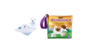 Kit Naninha Livro Pano Banho Infantil Animais Bebe Feliz