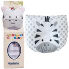 Kit Naninha + Travesseiro Bebê Anatômico Apoio Cabeça Conforto e Segurança