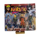 Kit Naruto 4 Bonecos Acao Personagem Brinquedo - Brinquedos