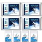 Kit Nasa Viva Conforto - 4 Travesseiros Altura 10cm + 4 Capas Protetoras