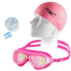 Kit Natação Infantil Speedo Óculos e Touca Tubarão Kidshark + Protetor