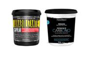 Kit Natumaxx Máscara Capilar Fortificante Anabolizante 1kg + Máscara Reconstrutora Capilar Carbono 1kg