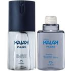 KIT Natura Kaiak Pulso Masculino Desodorante Corporal Spray Antitranspirante + Refil 100mL