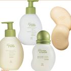 kit Natura Mamãe bebê com Colônia, shampoo ,condicionador + Sabonete em Barras