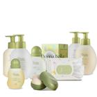 Kit Natura Mamãe e bebê Maternidade completo com óleo de massagem e Saboneteira