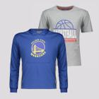 Kit NBA Camiseta e Blusão Golden State Infantil