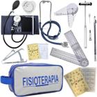 Kit Necessaire Fisioterapia Goniometro Martelo Buck Fita Imc Pa Med