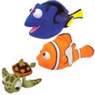 Kit Nemo Dory Squirt 3 Bonecos Procurando Nemo Pixar Disney - Lider