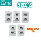 Kit neo sotille 5 tomadas duplas 10a