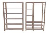 Kit Nicho C/ Maleiro Pinus 190x170cm De Qualidade Jardim