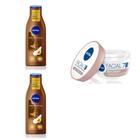 Kit Nivea Hidratante Beleza Radiante Loção(2) E Creme Facial