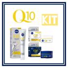 Kit Nivea Q10 Expert Area Dos Olhos + Creme Facial Dia + Noite Q10 Power Antissinais 50g