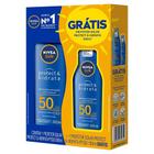 Kit Nivea Sun Protetor Solar Corporal FPS50 200ml 100ml